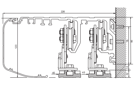 telescopic door automation K200T telescopic door automation K200T
